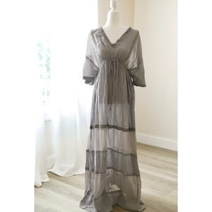 Grey maxi dress